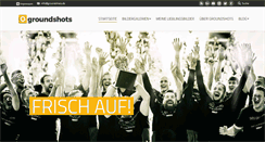 Desktop Screenshot of groundshots.de